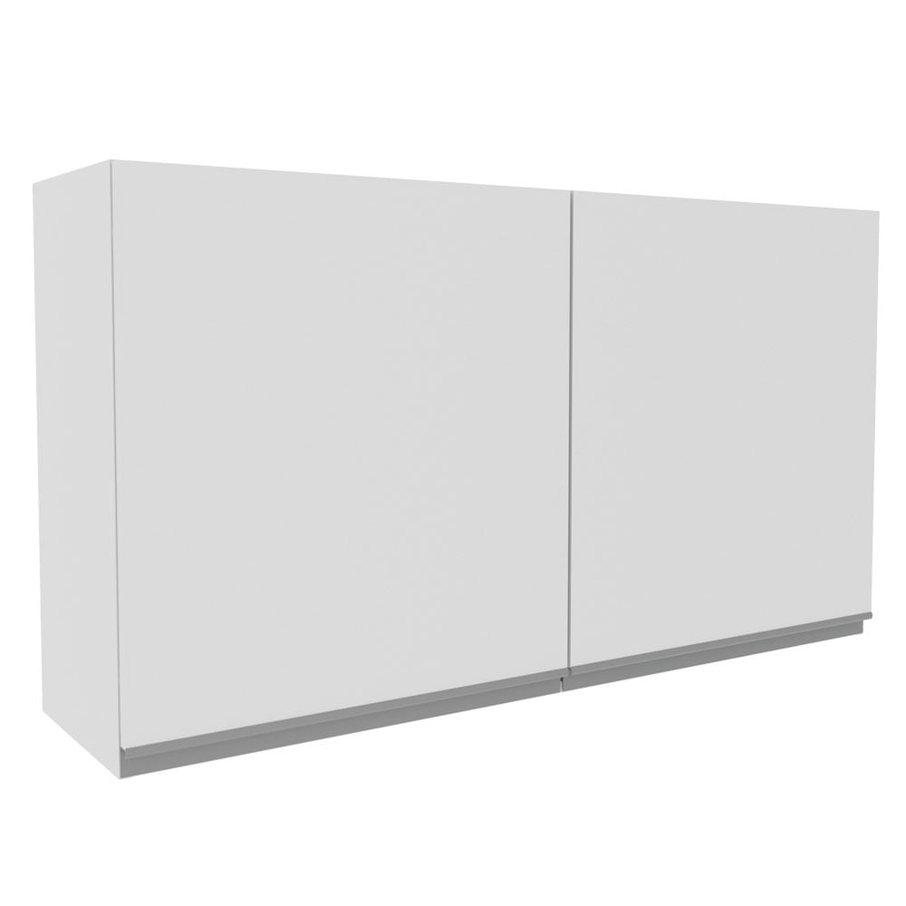 Image of Armário Aéreo Madesa Glamy 120 cm 2 Portas Branco